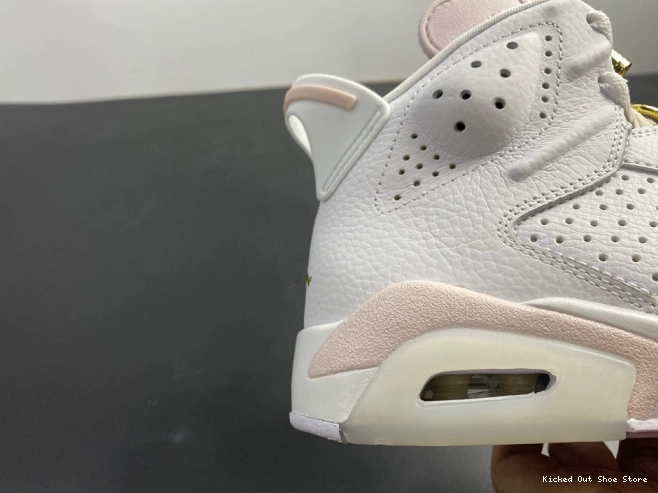 Kicked Out Shoe Store Retro 6 Air Jordan Hoops DH9696-100 (W) Gold 0724